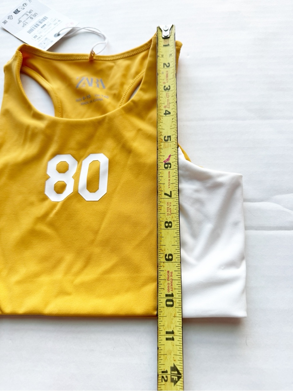 Zara Girl Basketball Crip Too in Mustard NWT - Picture 11 of 12